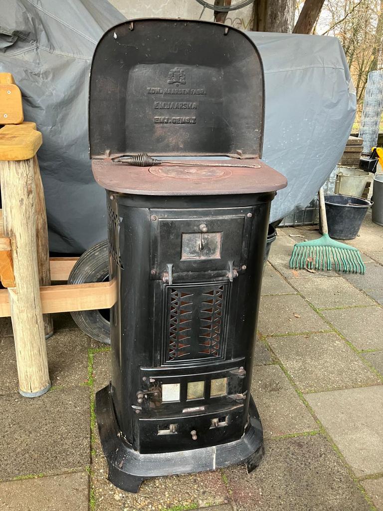 Houtkachel gietijzer, Ophalen of Verzenden, Zo goed als nieuw, Hout, Houtkachel