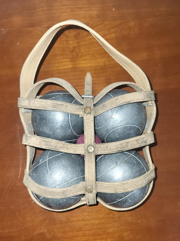 Vintage petanque set (Jeu de boule), Ophalen of Verzenden