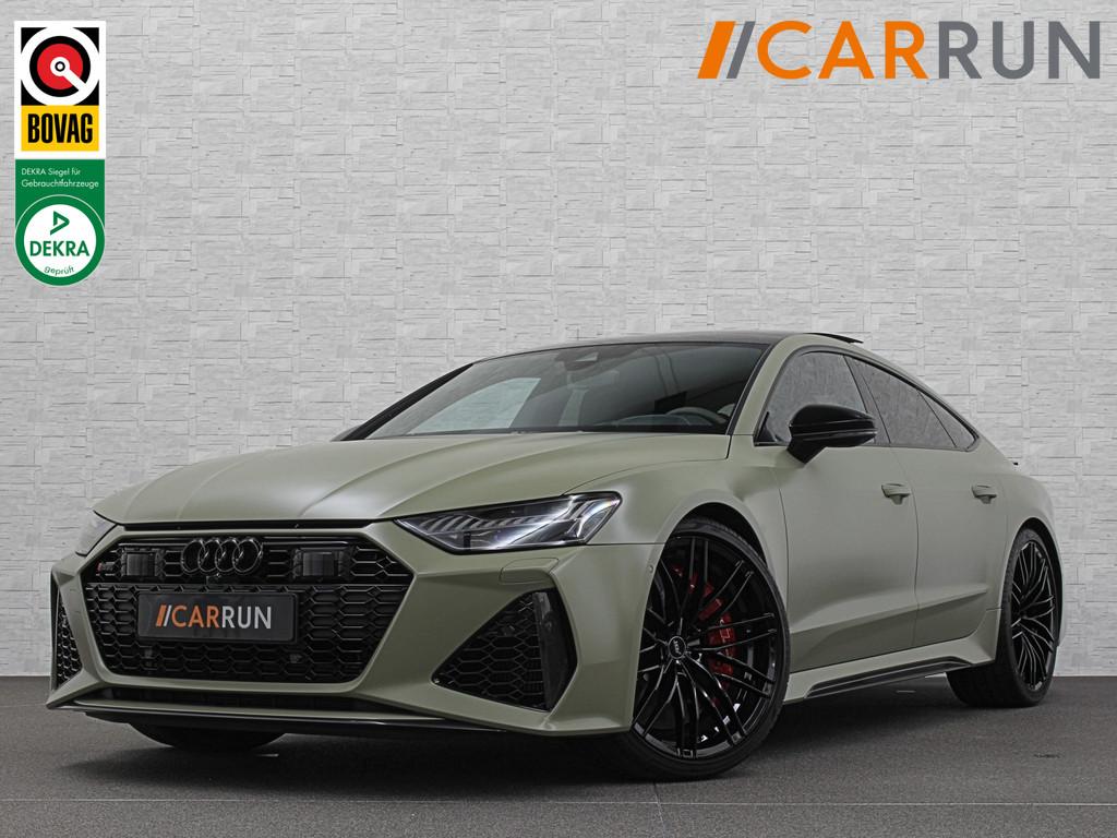 Audi RS7 Dynamic+ 300kmh | Keramisch | 22" ABT (9200,=) | B&, Auto's, Audi, Gebruikt, Met garantie (alle), Leder, Vierwielaandrijving