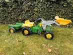 Speelgoed Tractor met Aanhanger en shovel, Ophalen, Gebruikt, Trapvoertuig