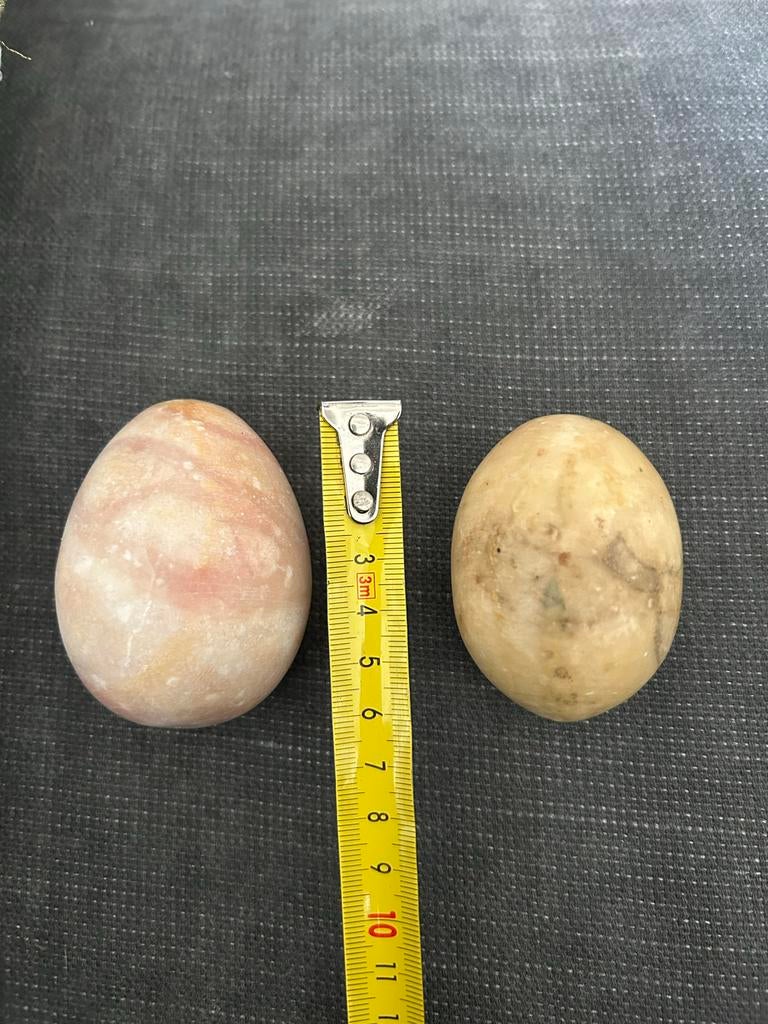 Twee marmeren eieren, Verzamelen, Ophalen of Verzenden, Gebruikt