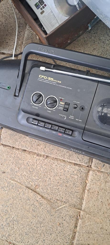 Sony CFD-55MKII CD Radio Cassette-Corder, Ophalen of Verzenden, Gebruikt, Radio, Met cd-speler