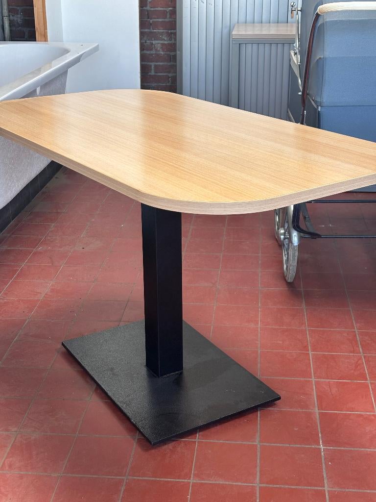 Bureau Tafel Werktafel Lichtbruin Modern, Ophalen, Overige typen, Gebruikt, 120 cm