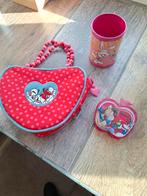Diddl spulletjes: tasje, beker en doosje met plaatjes, Verzamelen, Diddl, Ophalen of Verzenden