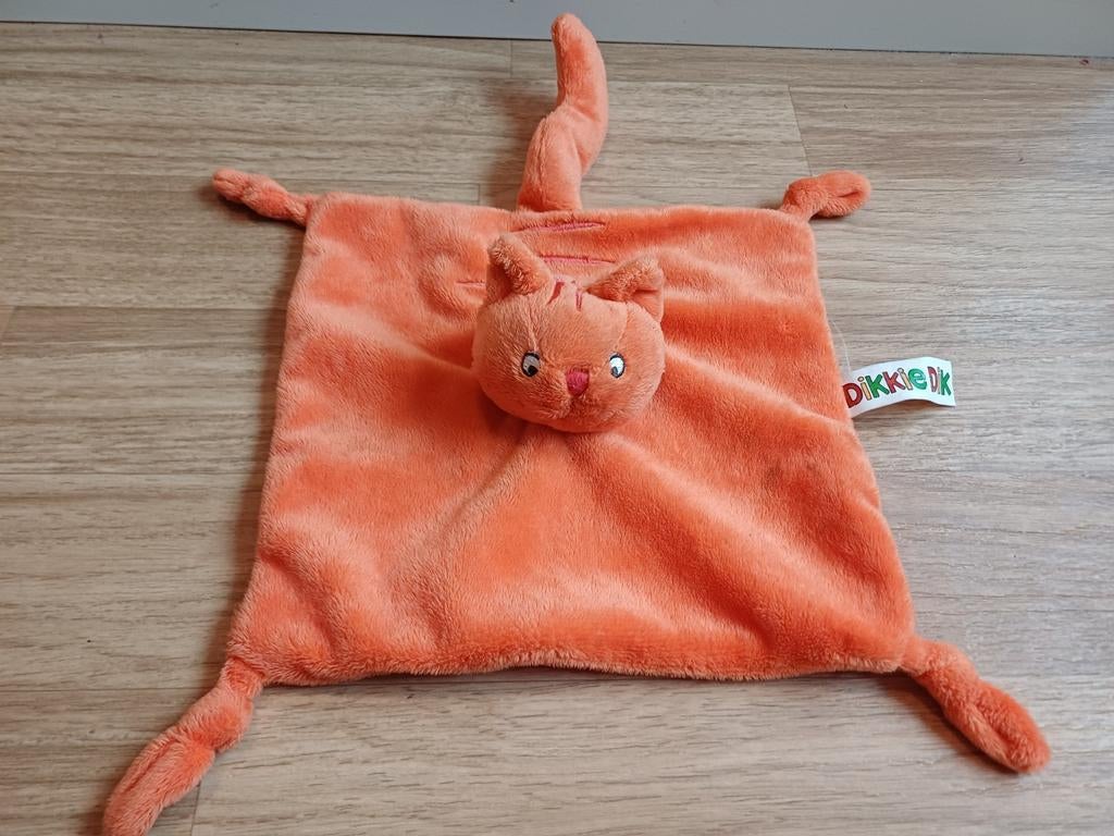 Doekje knuffeldoekje dikkie dik oranje kat poes, Kinderen en Baby's, Speelgoed | Knuffels en Pluche, Ophalen of Verzenden, Zo goed als nieuw