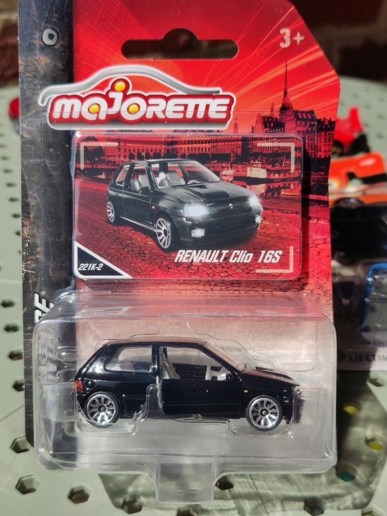 Majorette Renault Clio 16S ZWART, Ophalen of Verzenden, Auto