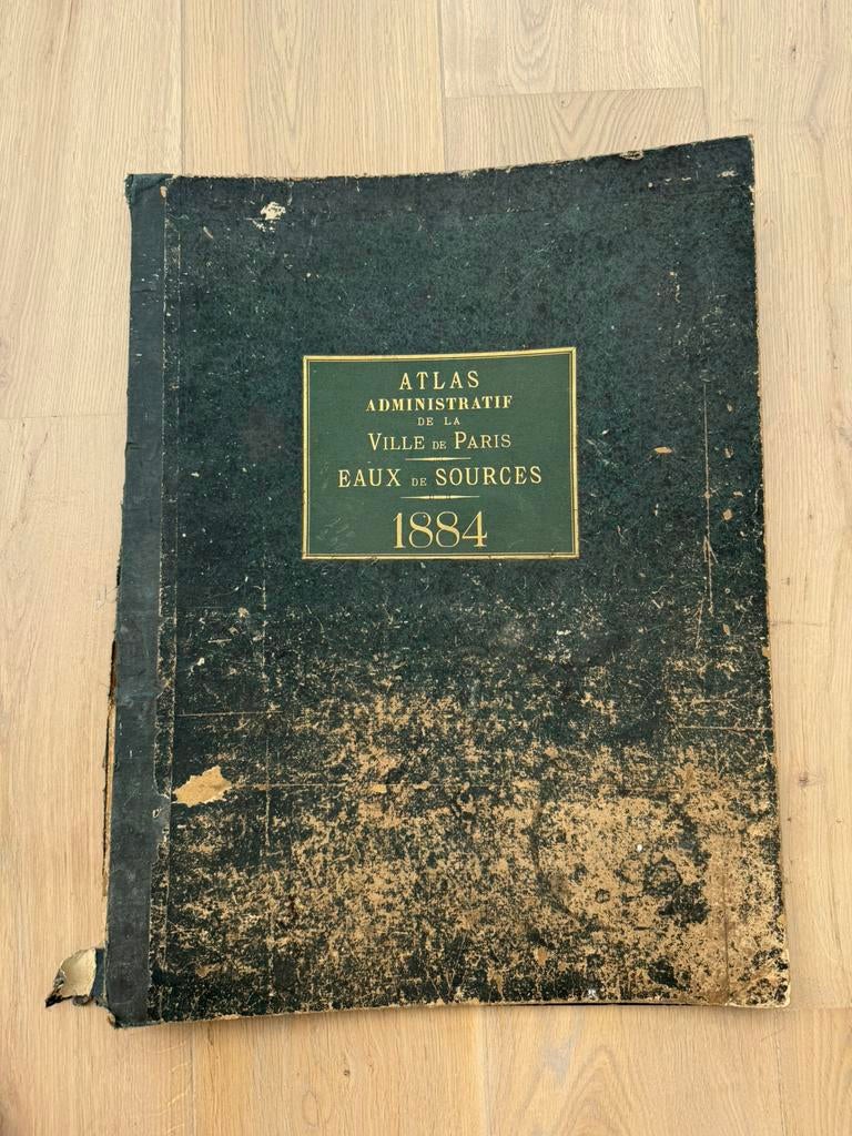 Atlas administratief de La Ville des Paris set, Antiek en Kunst, Antiek | Boeken en Bijbels, Ophalen of Verzenden