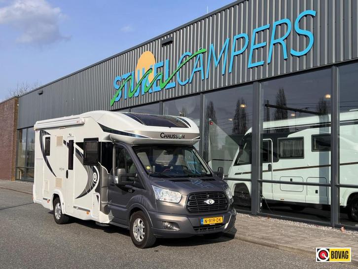 Chausson 630 Welcome 2X ZONNEPAN./2X CAMERA, Caravans en Kamperen, Campers, Bedrijf, tot en met 3, Half-integraal, Chausson, Ford