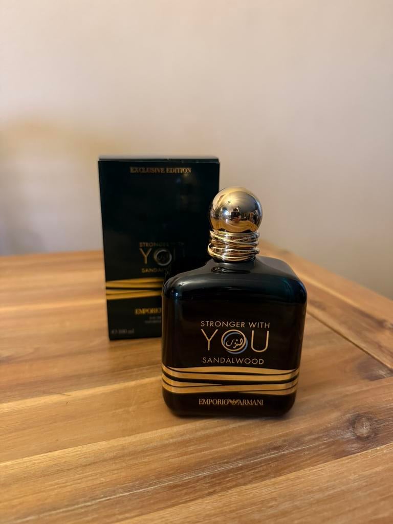 Armani Stronger with you sandalwood (discontinued), Ophalen of Verzenden, Zo goed als nieuw