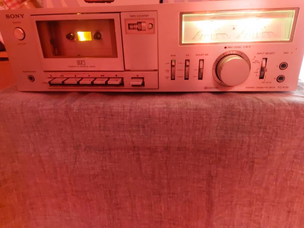 Sony cassettedeck TC-K35, Ophalen, Sony, Tape counter