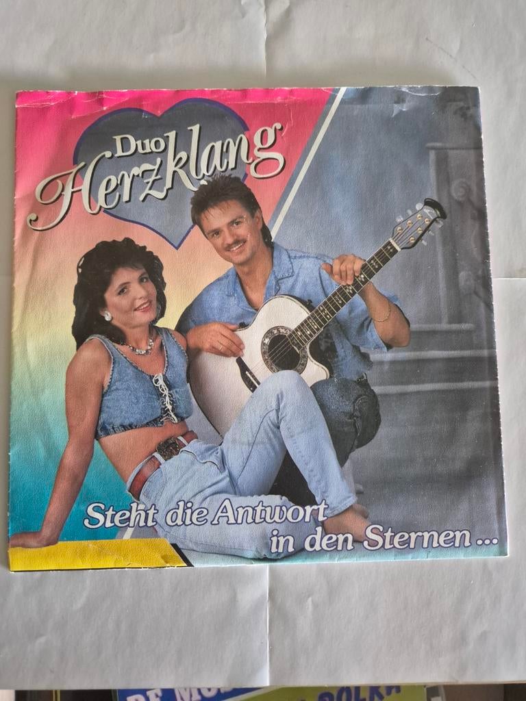 Duo herzklang steht die antwort in den sternen, Ophalen of Verzenden, Gebruikt, Overige formaten, Levenslied of Smartlap