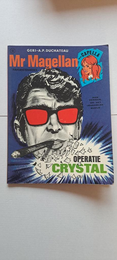 Mr. Magellan: Operatie Crystal - Eerste druk 1972, Boeken, Stripboeken, Gelezen, Eén stripboek, Ophalen of Verzenden
