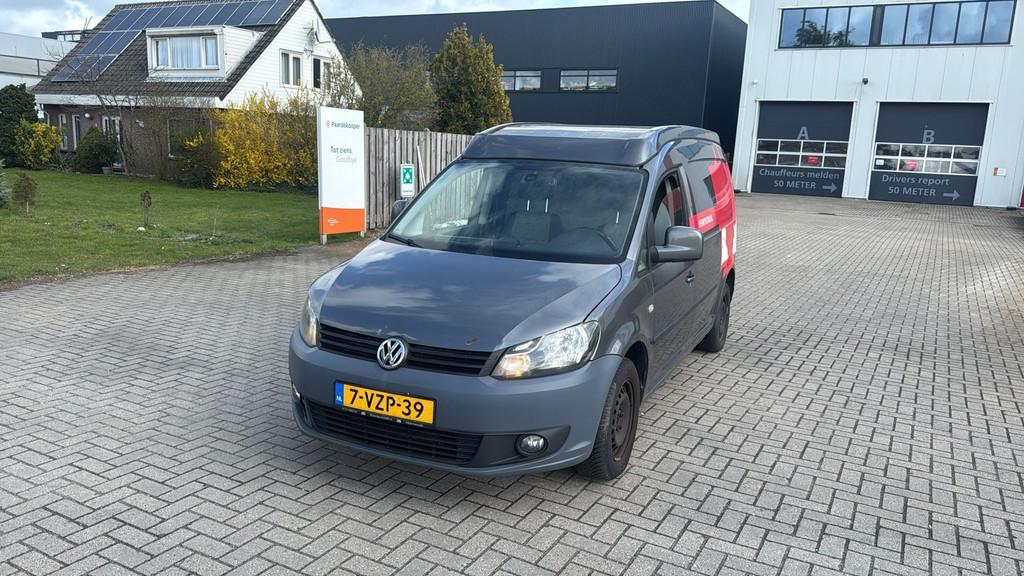Volkswagen Caddy 1.6 TDI Maxi Koeling Airco Grijs 2012, Voorwielaandrijving, Euro 5, Gebruikt, 4 cilinders
