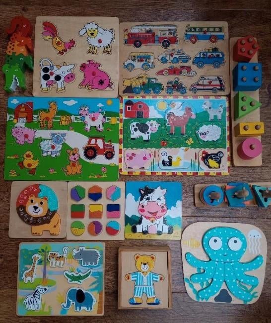Houten puzzels, Ophalen, Gebruikt, Van hout, Minder dan 10 stukjes