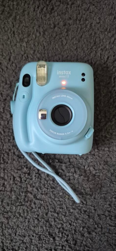 Instax Mini 11 Direct Klaar Camera - Lichtblauw, Compact, Ophalen of Verzenden, Zo goed als nieuw, Fuji