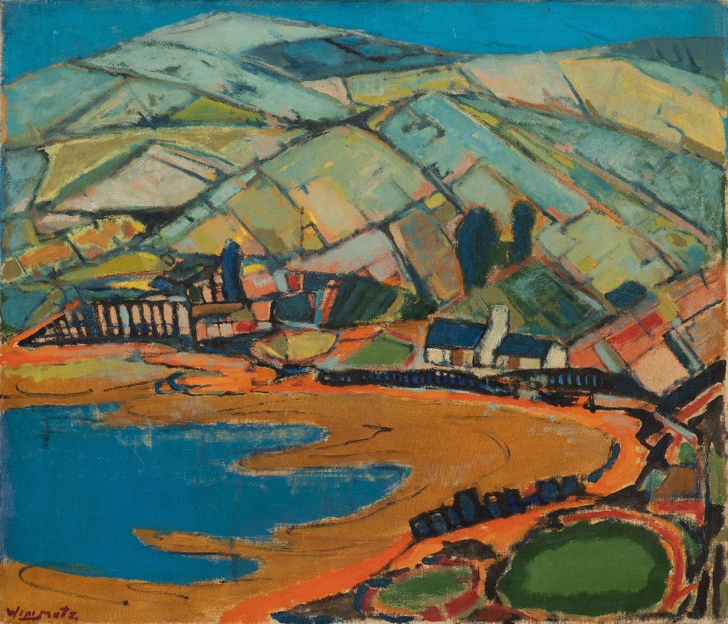 Origineel werk Wim Motz (1900-1977) - Olieverf op doek, Ophalen of Verzenden