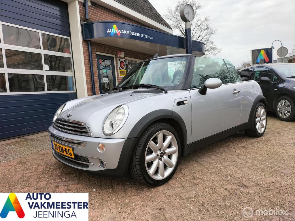 Mini Cabrio 1.6 Cooper Chili, Auto's, Mini, Bedrijf, Te koop, Cabrio, ABS, Airbags, Airconditioning, Alarm, Boordcomputer, Centrale vergrendeling