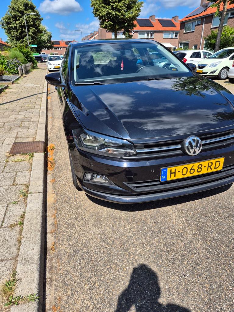Volkswagen Polo 1.0 TSI 95pk 2020 Zwart, Auto's, Voorwielaandrijving, 95 pk, 1055 kg, Origineel Nederlands