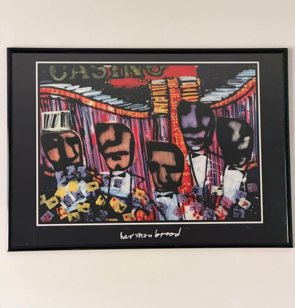Herman Brood poster Holland Casino 61,5x86,5cm, Ophalen