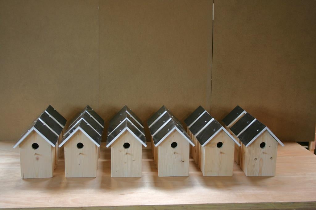 Vogelhuisjes - nestkastjes onbehandeld om zelf te schilderen, Ophalen of Verzenden, Nieuw