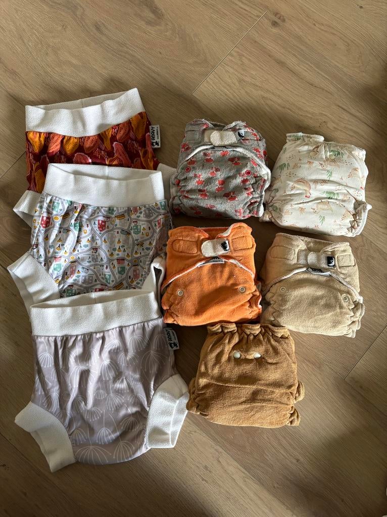 5 Anavy nachtluiers en 3 overbroekjes XL, Ophalen of Verzenden, Gebruikt