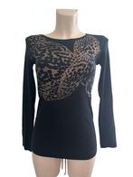 Marc Cain shirt lange mouw S, Zwart, Ophalen of Verzenden, Zo goed als nieuw, Lange mouw