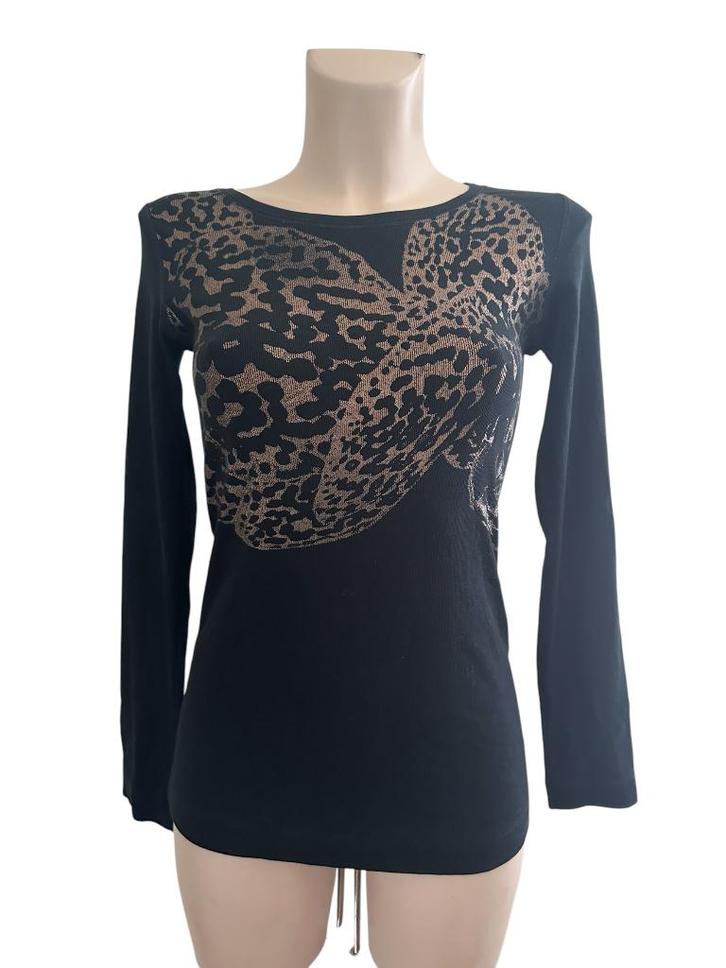 Marc Cain shirt lange mouw S, Kleding | Dames, T-shirts, Zo goed als nieuw, Zwart, Lange mouw, Ophalen of Verzenden