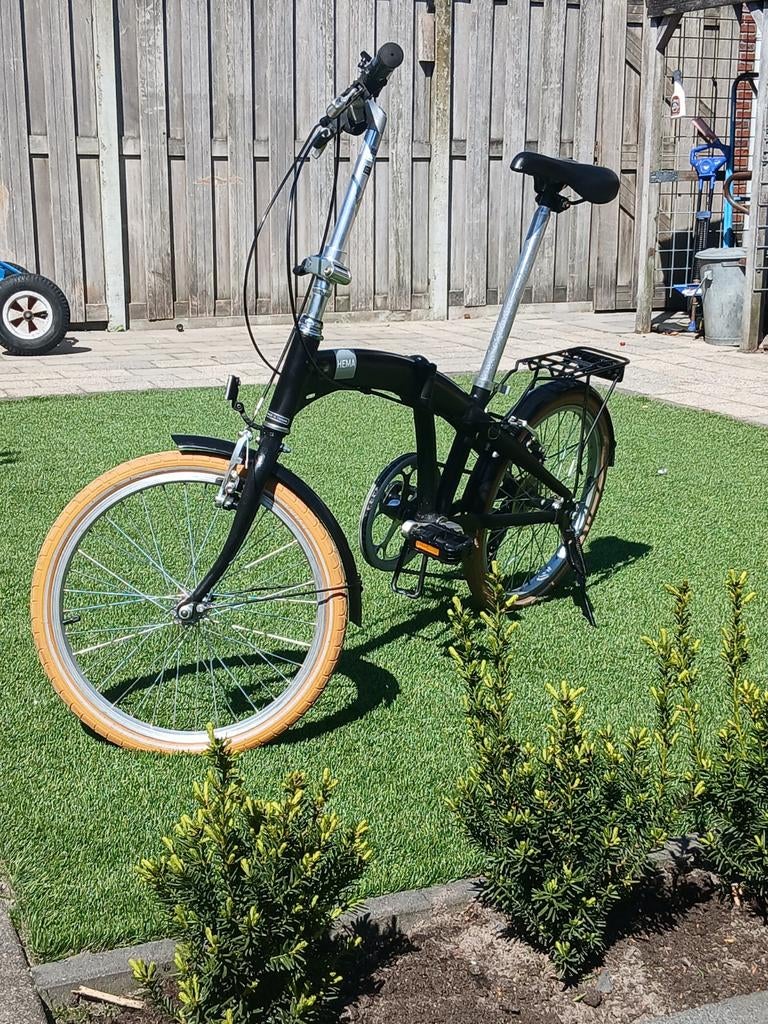 Hema vouwfiets - Compact en handig, Fietsen en Brommers, Fietsen | Vouwfietsen, Overige merken, Gebruikt, Velgrem, Versnellingen