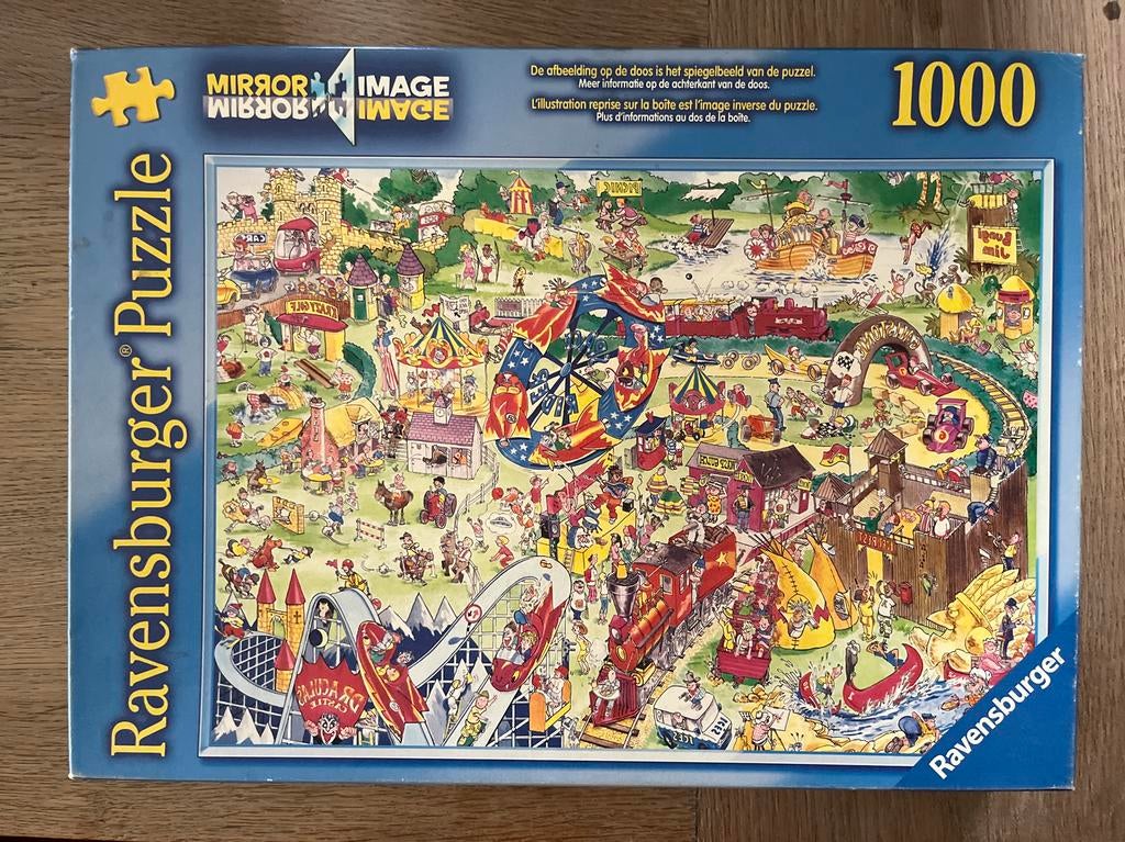 Ravensburger Mirror Image Puzzel 1000 stukjes, Ophalen of Verzenden, 500 t/m 1500 stukjes, Gebruikt, Legpuzzel
