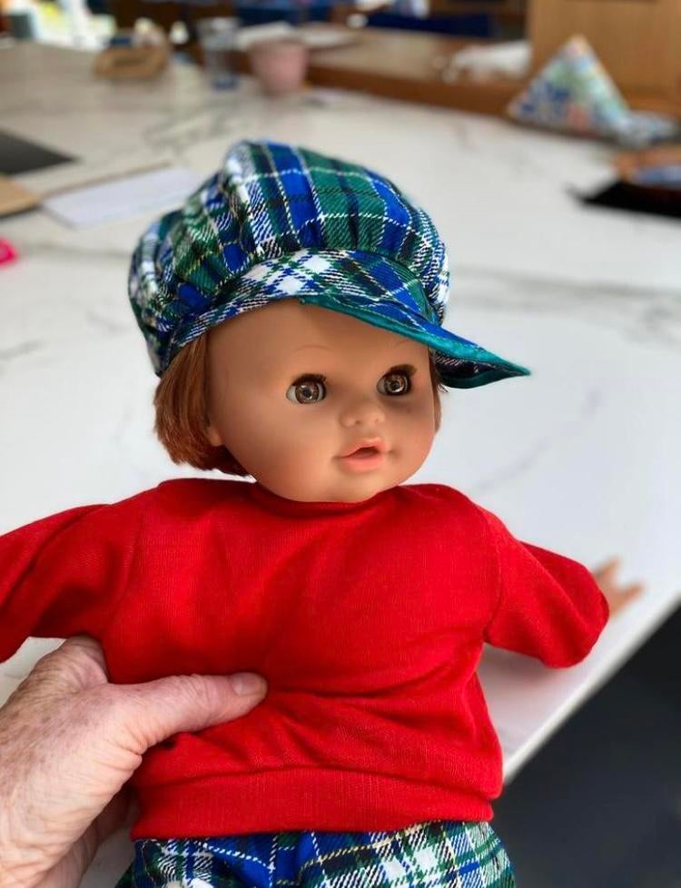 Italiaanse pop 45 cm. Fa. Effe, NIEUW, Verzamelen, Poppen, Ophalen of Verzenden, Nieuw, Pop