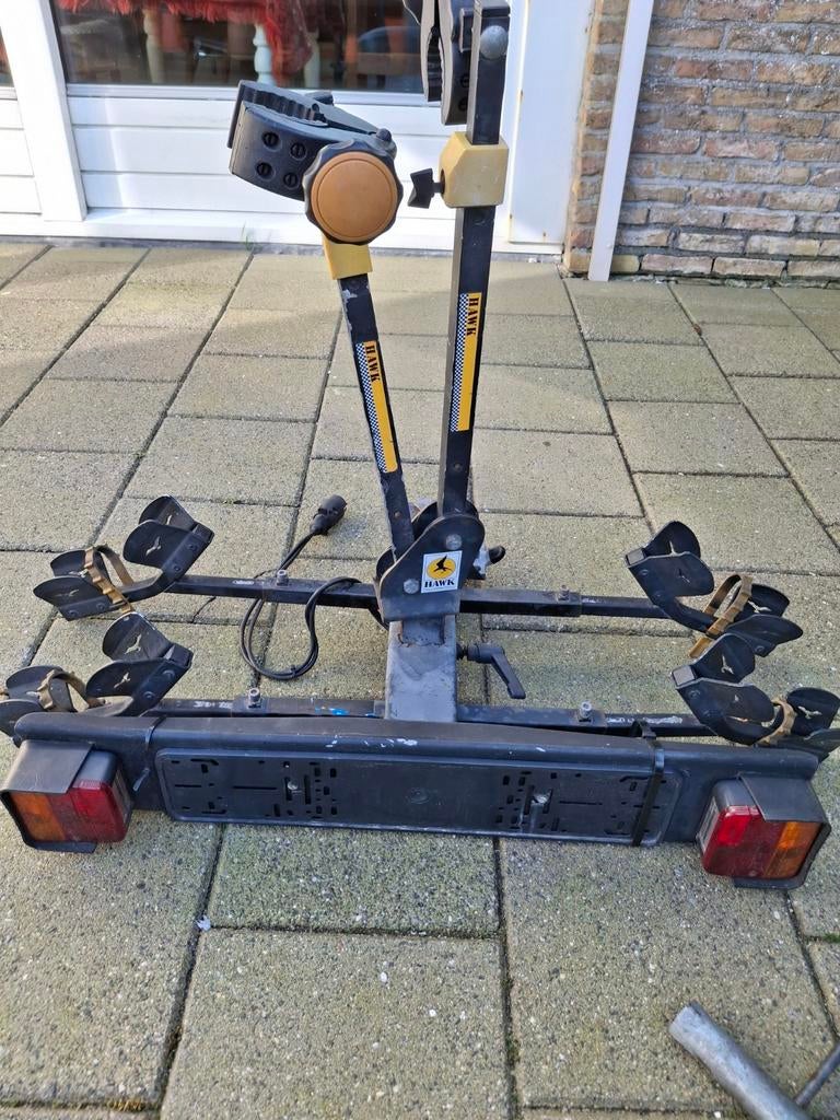 Spinder hawk fietsendrager. 2 elektrische fietsen, Ophalen of Verzenden, Trekhaakdrager