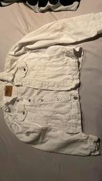 Wit spijkerjasje maat M, Kleding | Dames, Ophalen of Verzenden, Zo goed als nieuw, Maat 38/40 (M), Wit
