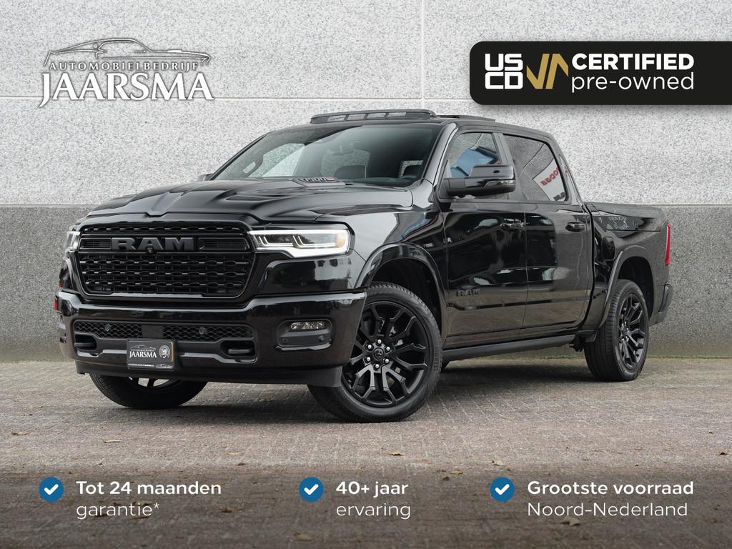 Dodge Ram 1500 3.0L SST H.O. 540PK Limited Night CrewCab 4x4, Auto's, Automaat, Gebruikt, Zwart, 2993 cc