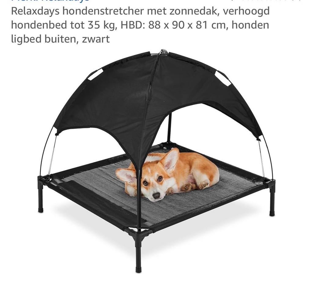 Honden stretcher zonnebed, Dieren en Toebehoren, Honden-accessoires, Ophalen of Verzenden, Zo goed als nieuw