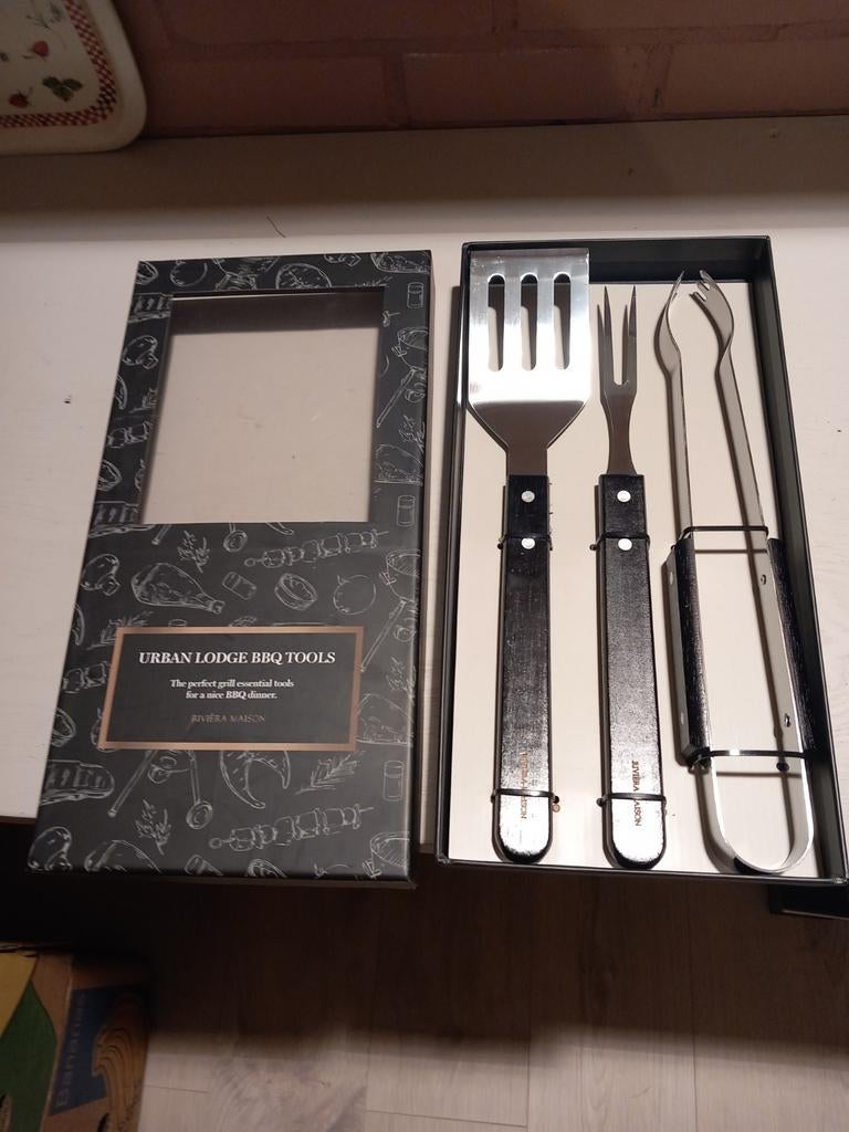 Riviera Maison Urban Lodge BBQ Tools, Ophalen of Verzenden, Nieuw, Riviera Maison
