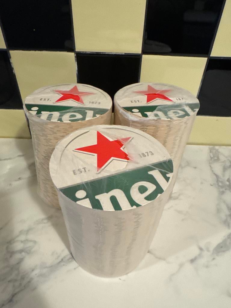 Heineken bierviltjes, 300 stuks, Verzamelen, Biermerken, Ophalen of Verzenden, Nieuw, Viltje(s), Heineken