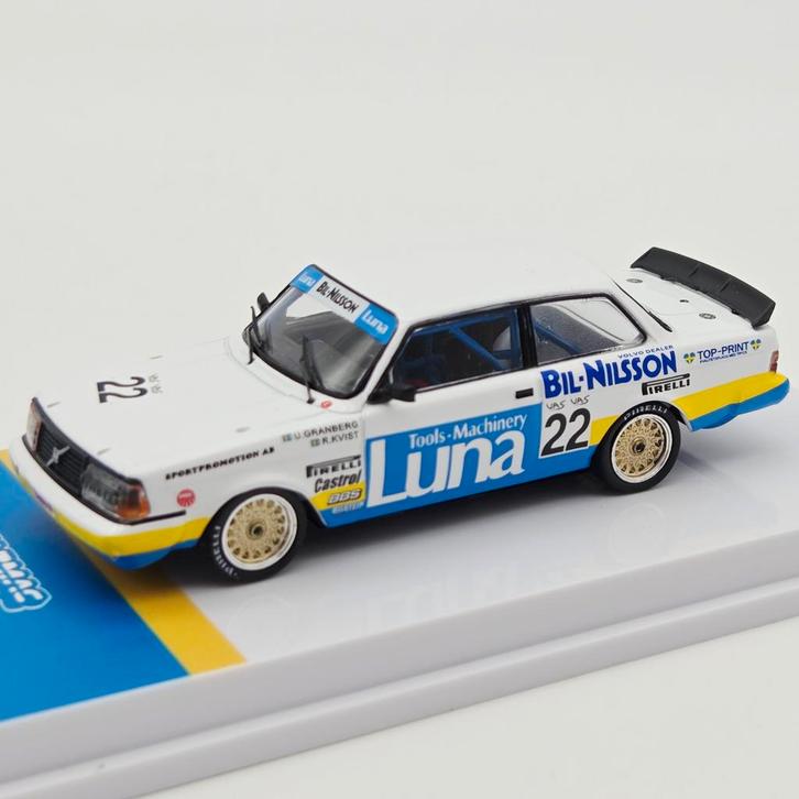 Tarmac 1984 Volvo 240 Turbo #22 ETCC Zolder 1:64, Hobby en Vrije tijd, Modelauto's | Overige schalen, Nieuw, Auto, Ophalen of Verzenden