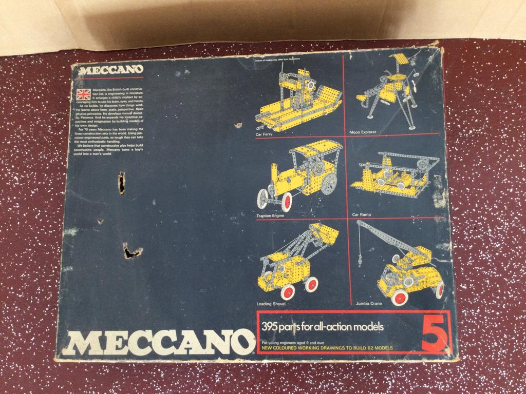 Meccano constructie speelgoed, Ophalen