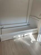 Wit tienerbed met opbergruimte en lattenbodem, Kinderen en Baby's, Kinderkamer | Bedden, 85 tot 100 cm, Gebruikt, Ophalen of Verzenden