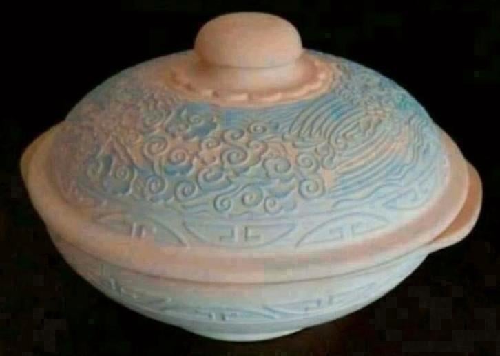 TOPSTAAT Prachtige vintage Römertopf 100 - Germany - 28cm, Ophalen of Verzenden, Zo goed als nieuw, Aardewerk, Schaal of Schalen