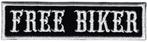 Free Biker stoffen opstrijk patch embleem #5, Ophalen of Verzenden
