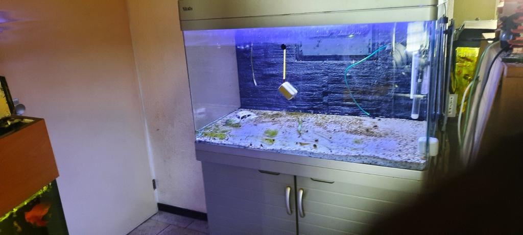 Zee aquarium te koop met pomp ingebouwd, Ophalen, Leeg aquarium