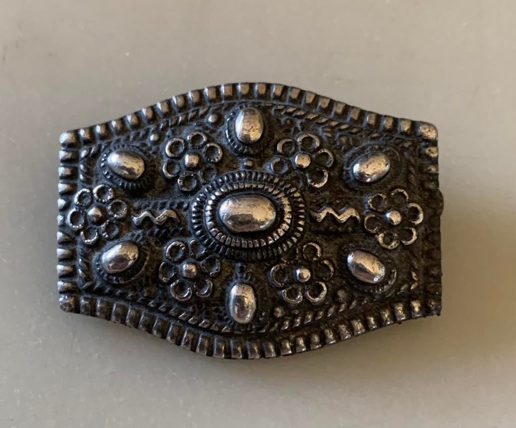 Antieke zilveren broche, Sieraden, Tassen en Uiterlijk, Antieke sieraden, Verzenden, Zilver, Broche