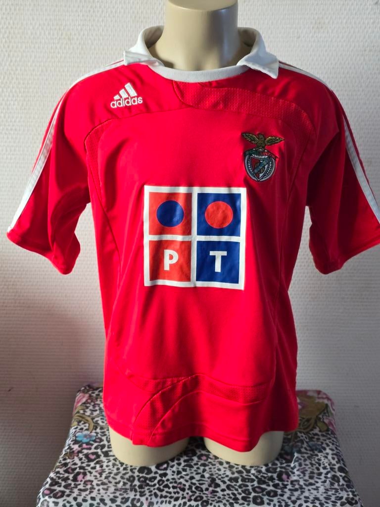 Adidas Benfica kinder Thuisshirt Rood -Voetbalshirt maat 140, Adidas, Gebruikt, Jongen of Meisje, Sport- of Zwemkleding