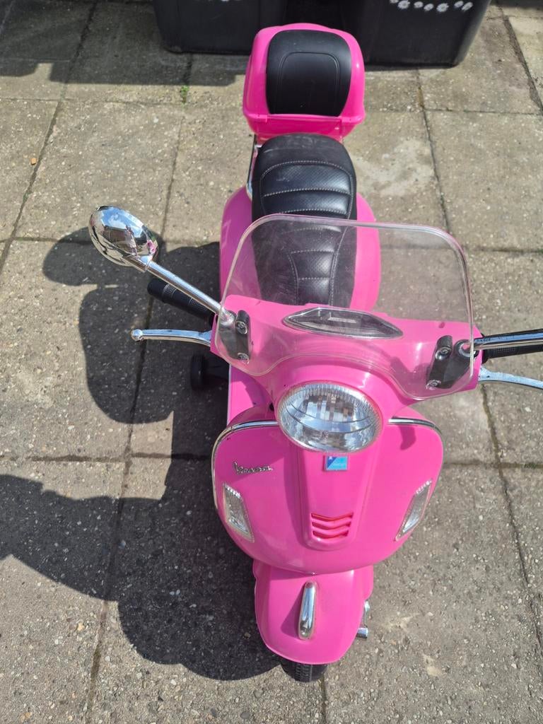 Vespa kinder scootertje, Ophalen