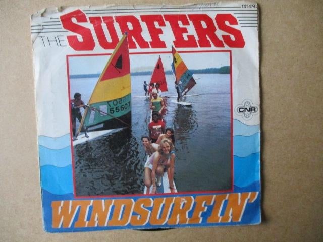 s4778 the surfers - windsurfing, Cd's en Dvd's, Ophalen, Gebruikt, Overige genres, 7 inch