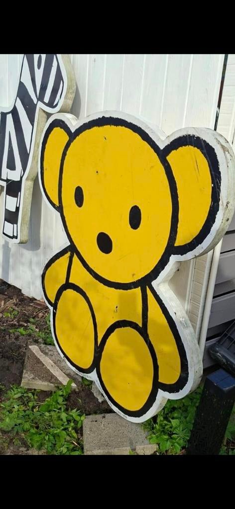 Strandbord nijntje beer, ook leuk als geboortebord., Kinderen en Baby's, Kraamcadeaus en Geboorteborden, Ophalen