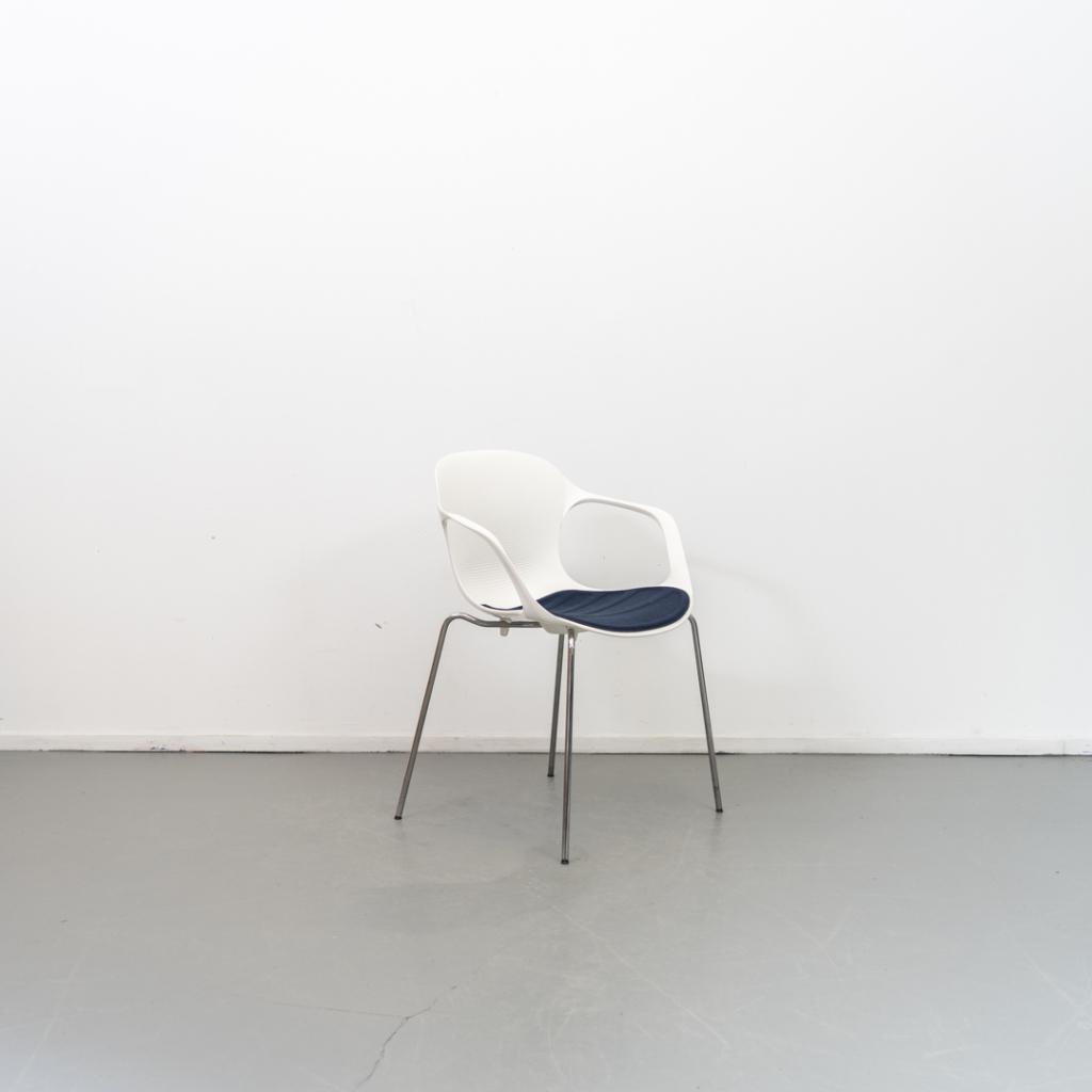 10 Fritz Hansen NAP stoel Wit stapelbaar