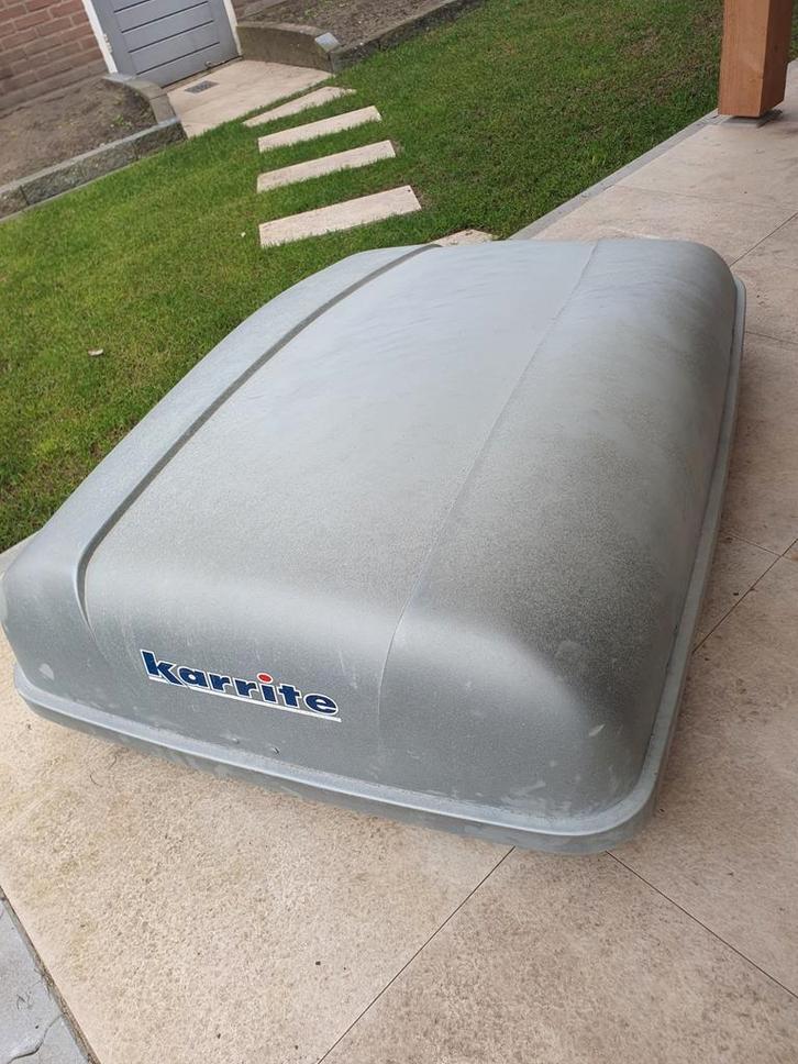 Karrite Dakkoffer - Ruime en Stevige Bagageoplossing, Auto diversen, Dakkoffers, Gebruikt, Ophalen of Verzenden