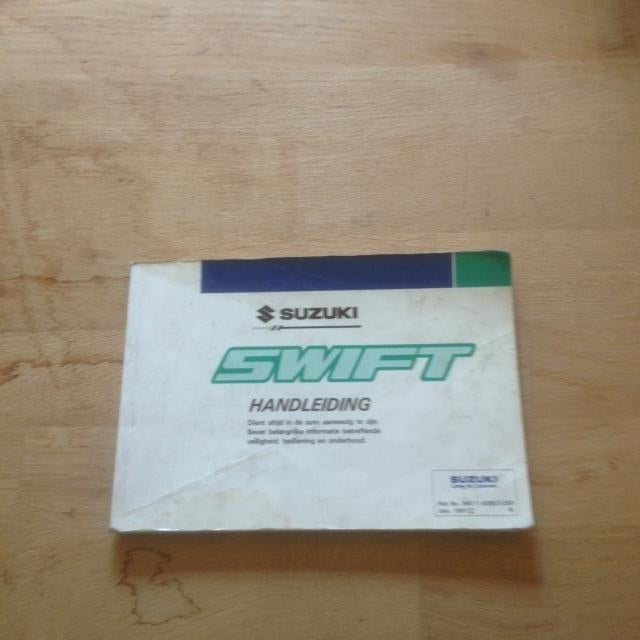 Handleiding/Instructieboekje     Suzuki Swift     1991    NL, Auto diversen, Handleidingen en Instructieboekjes, Ophalen of Verzenden
